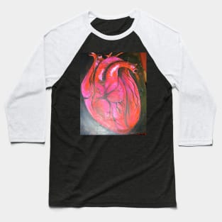 Heart's Canvas: A Masterpiece of Emotion on a T-Shirt Baseball T-Shirt